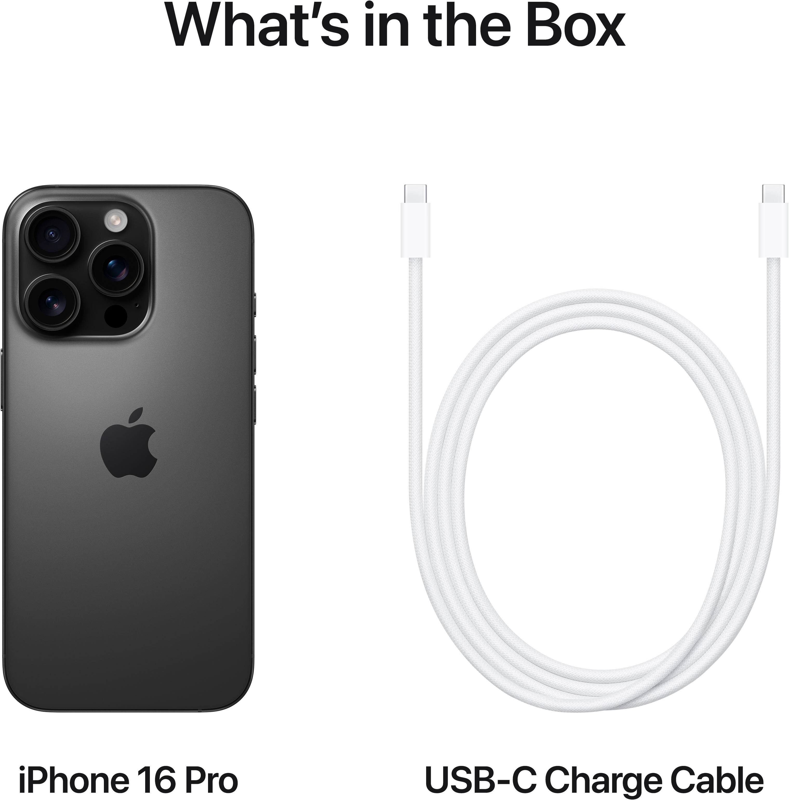 What's in the Box: iPhone 16 Pro USB-C Charge Cable