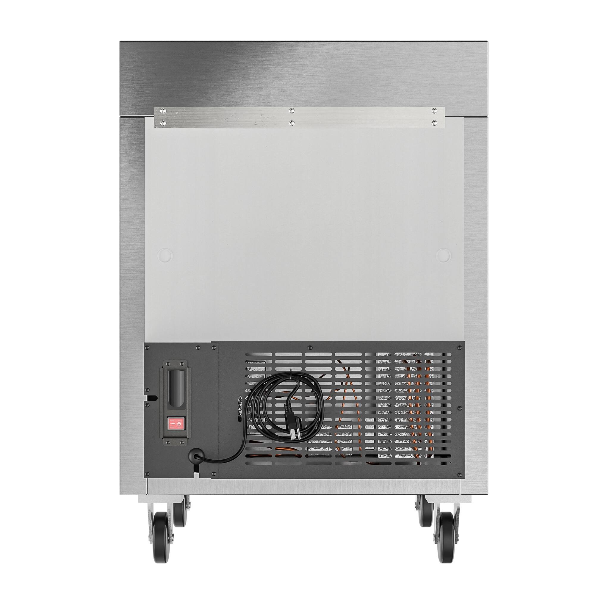 Alt View 3. Koolmore - 27 In. One-Door Worktop Freezer With 3.5 in. Backsplash,  6.3 Cu. Ft. - Stainless-Steel.