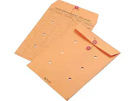 Quality Park - Kraft Button & String Inter-Departmental Envelope 9" x 12", 100/Box - Brown