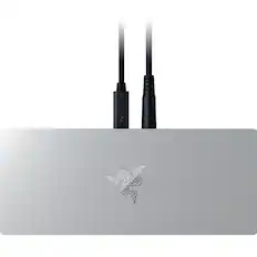 Front. Razer - Thunderbolt 5 Dock: 11-Port Docking Station - 120Gbps Transfer - Triple 4K 144Hz or 8K 60Hz Display - PC & Mac - Mercury.