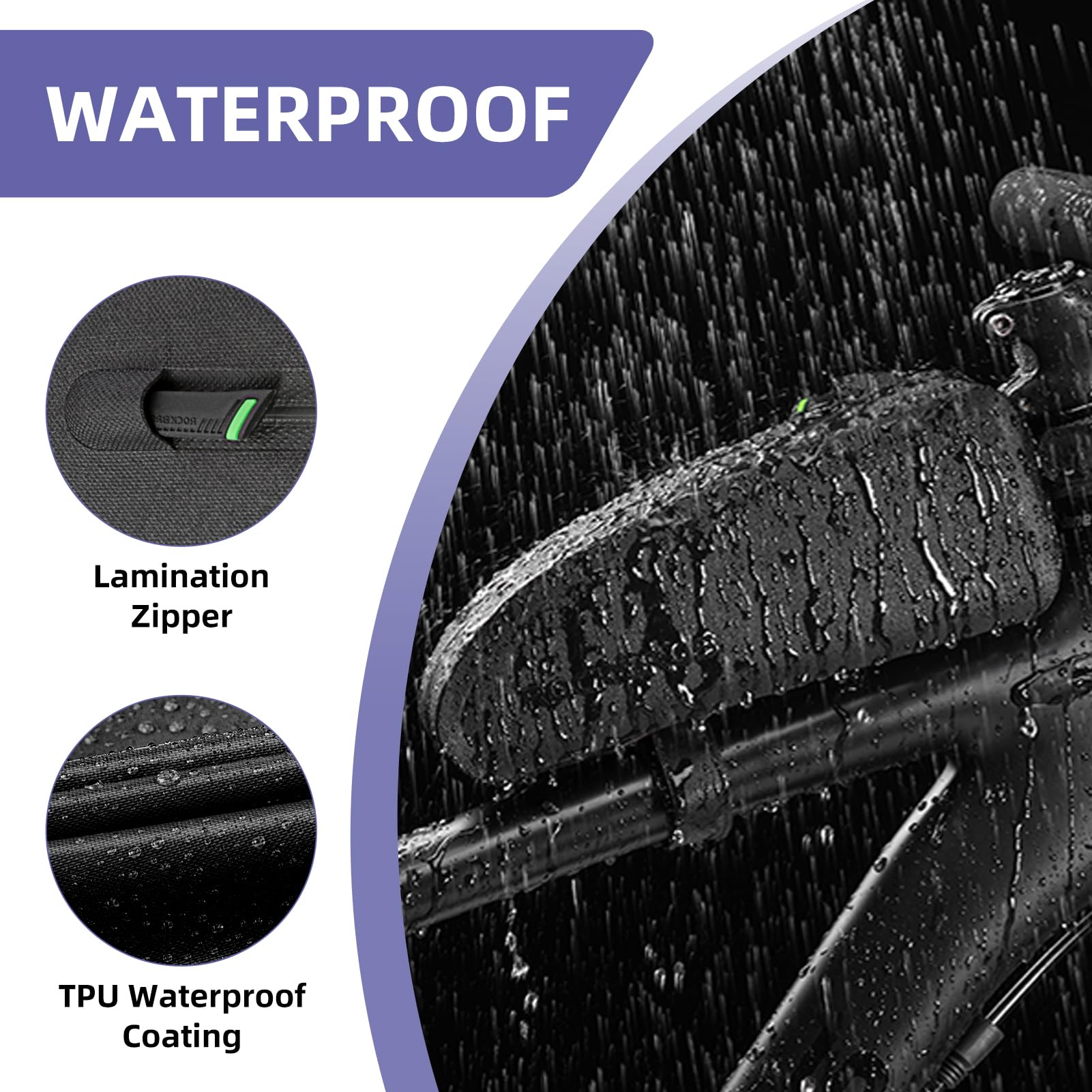 WATERPROOF

Lamination Zipper

TPU Waterproof Coating