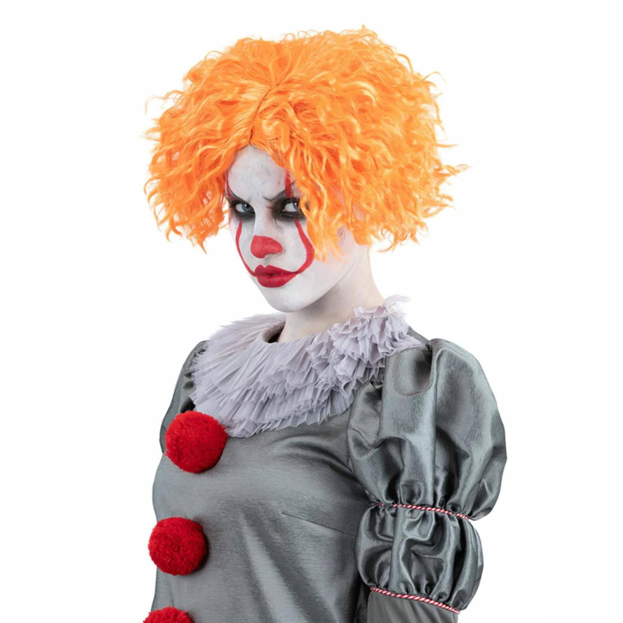 Front. Smiffys - It Chapter 2, Womens Wig Costume Accessory - Orange.