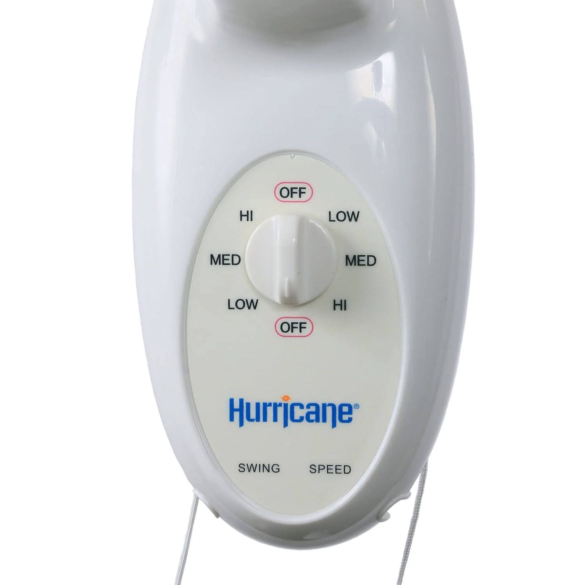 OFF HI LOW MED MED LOW OFF HI  
Hurricane  
SWING SPEED
