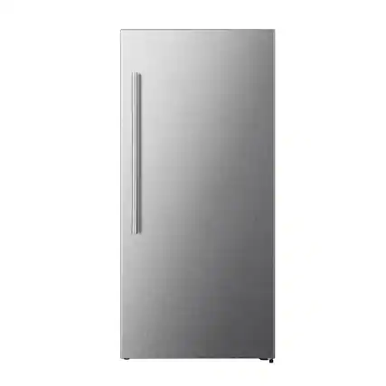 Front. Forno Appliances - Maderno 13.6 Cu. Ft. Frost-Free Convertible Refrigerator/Freezer with Right Swing Door - Stainless Steel.