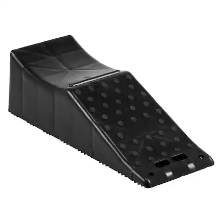 Front. VEVOR - Car Ramp, 1 Piece Car Service Ramp, 20000 lbs/9 ton Loading Capacity, 5.5" Lift Height Car Ramp, Heavy Duty Tire Ramp - Black.