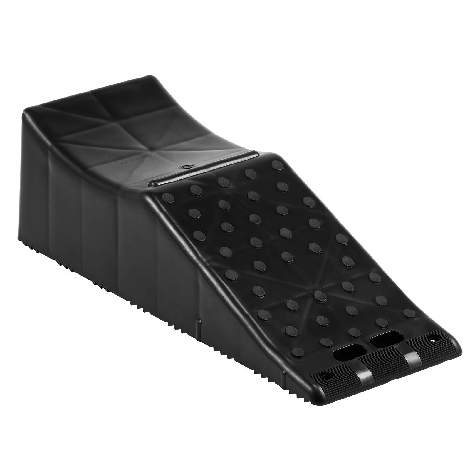 Front. VEVOR - Car Ramp, 1 Piece Car Service Ramp, 20000 lbs/9 ton Loading Capacity, 5.5" Lift Height Car Ramp, Heavy Duty Tire Ramp - Black.