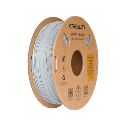 CREALITY HYPER SERIES - 3D Printer Filament
- Hyper PLA Grey
- Diameter: 1.75mm
- Net Weight: 1kg
- Printing Speed: 30-80mm/s
- Printing Temperature: 180-220°C
- Bed Temperature: 25-60°C
- Spool made from recycled material
ROHS
REACH
CREALITY Cloud
Better for Creativity
Original Filaments
CREALITY Group