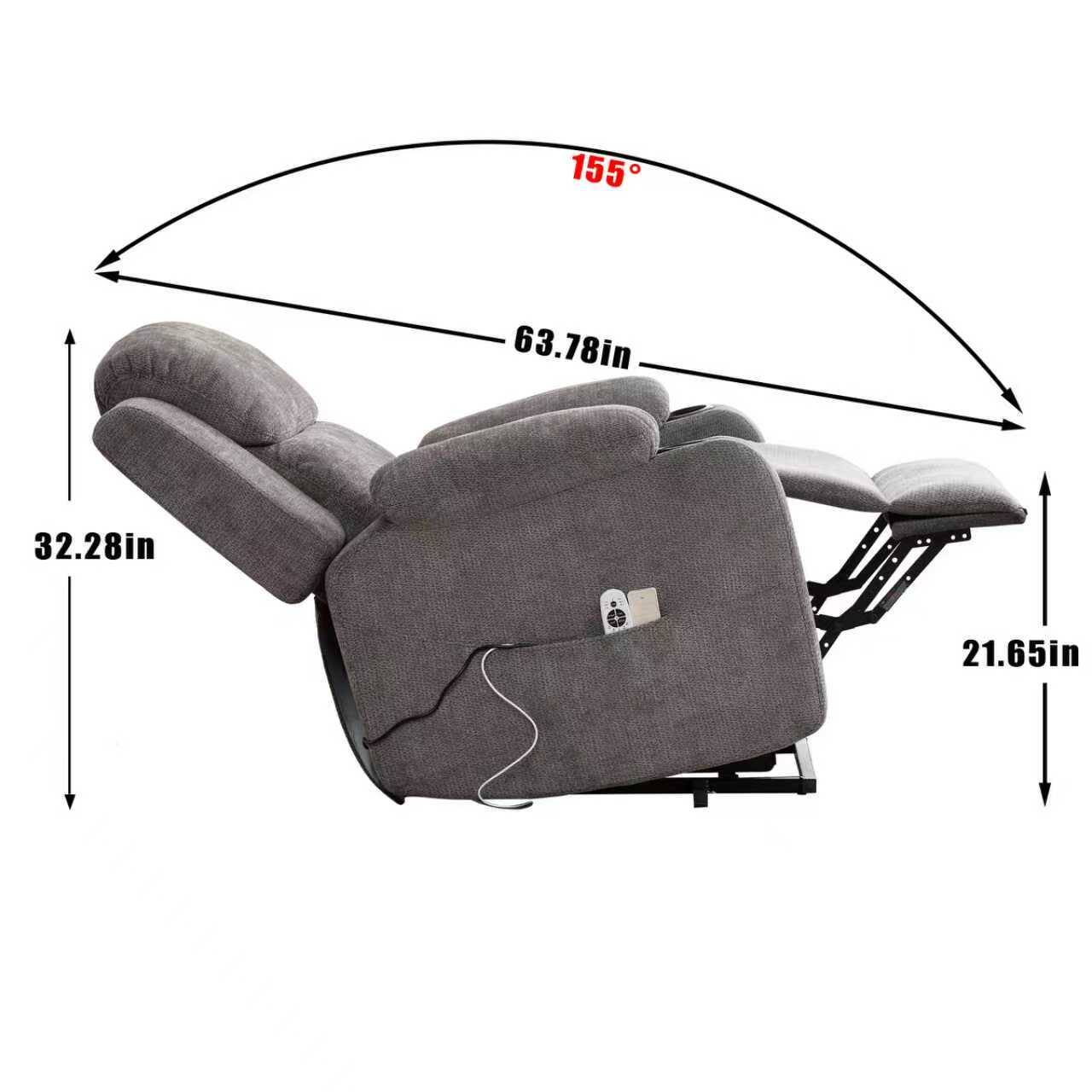 155°  
63.78in  
32.28in  
21.65in