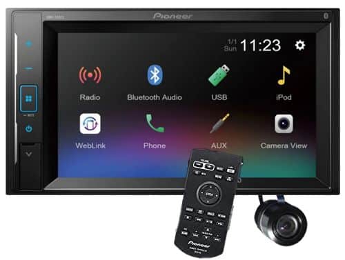 Pioneer - DMH-240EX 6.2" Digital Media Receiver with Bullet Style Backup Camera and Remote - Black