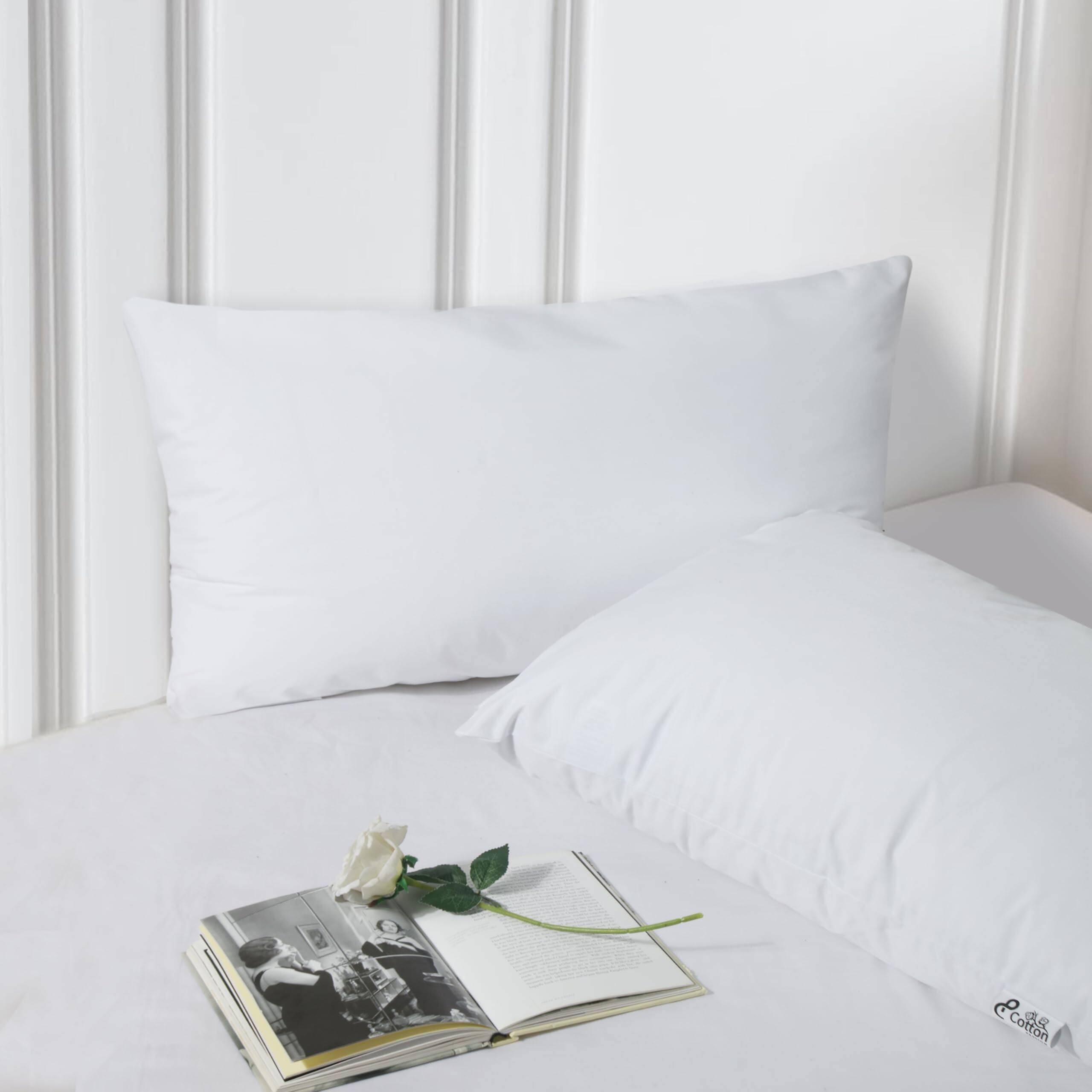 Alt View 5. Fabibe - Waterproof Pillow Protectors With Zipper Queen Size - Set Of 2 Zippered Encasement  Breathable Protective Covers - White-King (4-Pack).