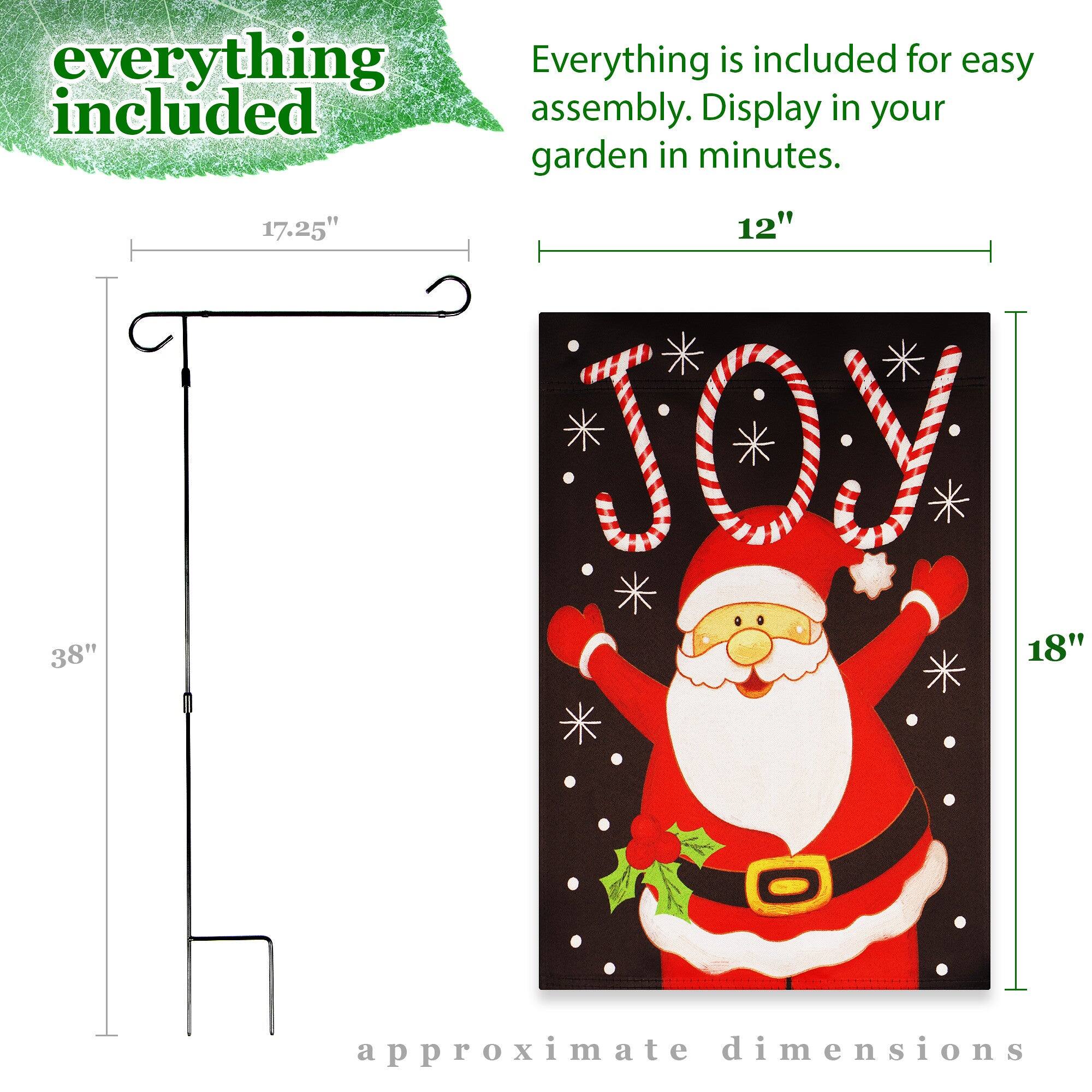 Everything is included for easy assembly. Display in your garden in minutes.

17.25"  
12"  
38"  
18"  

approximate dimensions