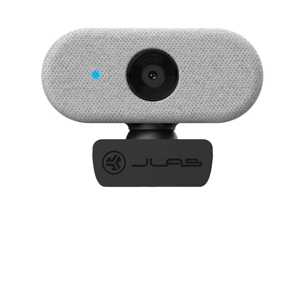 Left. JLab - GO USB Webcam - White.