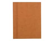 Front. Blueline - Da Vinci Hardcover Journal, 7.25" x 9.25", College Ruled, Tan, 150 Pages - Brown.