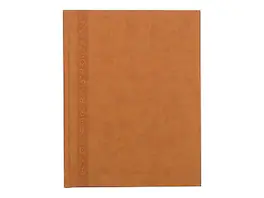 Blueline - Da Vinci Hardcover Journal, 7.25" x 9.25", College Ruled, Tan, 150 Pages (A8005) - Brown