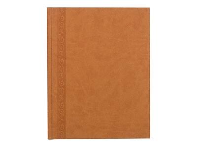 Blueline - Da Vinci Hardcover Journal, 7.25" x 9.25", College Ruled, Tan, 150 Pages (A8005) - Brown