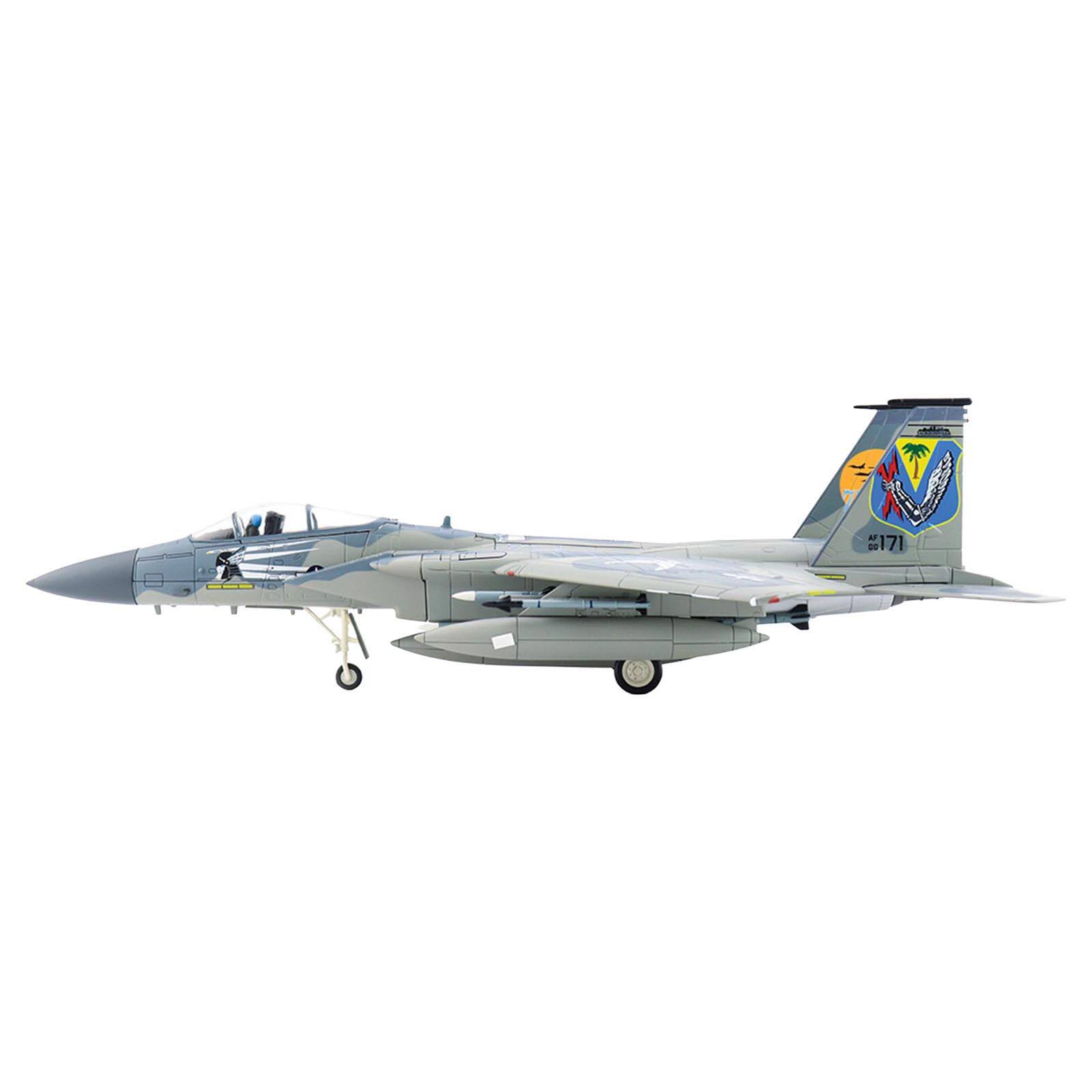 Alt View 1. Hobby Master - McDonnell Douglas F-15C Eagle Fighter Aircraft "Florida ANG 75th" 2022 US Air Force 1/72 Diecast Model by Hobby Master.