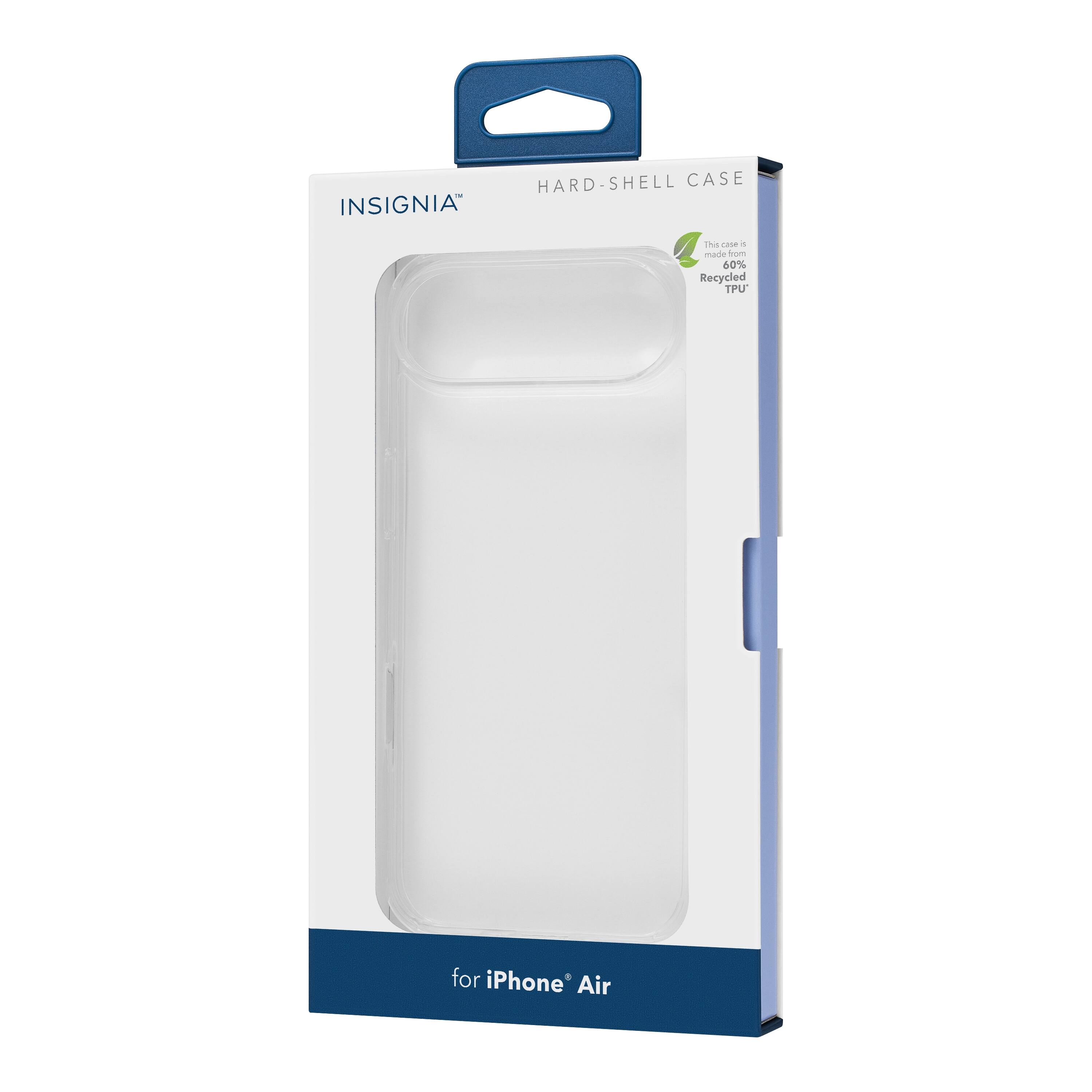 HARD-SHELL CASE  
INSIGNIA  
This case is made from 60% Recycled TPU  
for iPhone® Air