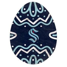 Fan Creations - Seattle Kraken 12" Easter Egg Cutout Sign - Multicolor