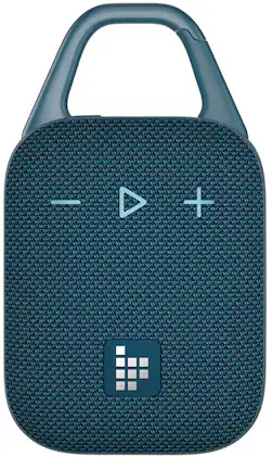 Tronsmart - Mirtune H1 Portable Bluetooth Speaker, Big Audio and Punchy Bass, Integrated Carabiner, IPX7 Waterproof, 20H Playtime - Blue