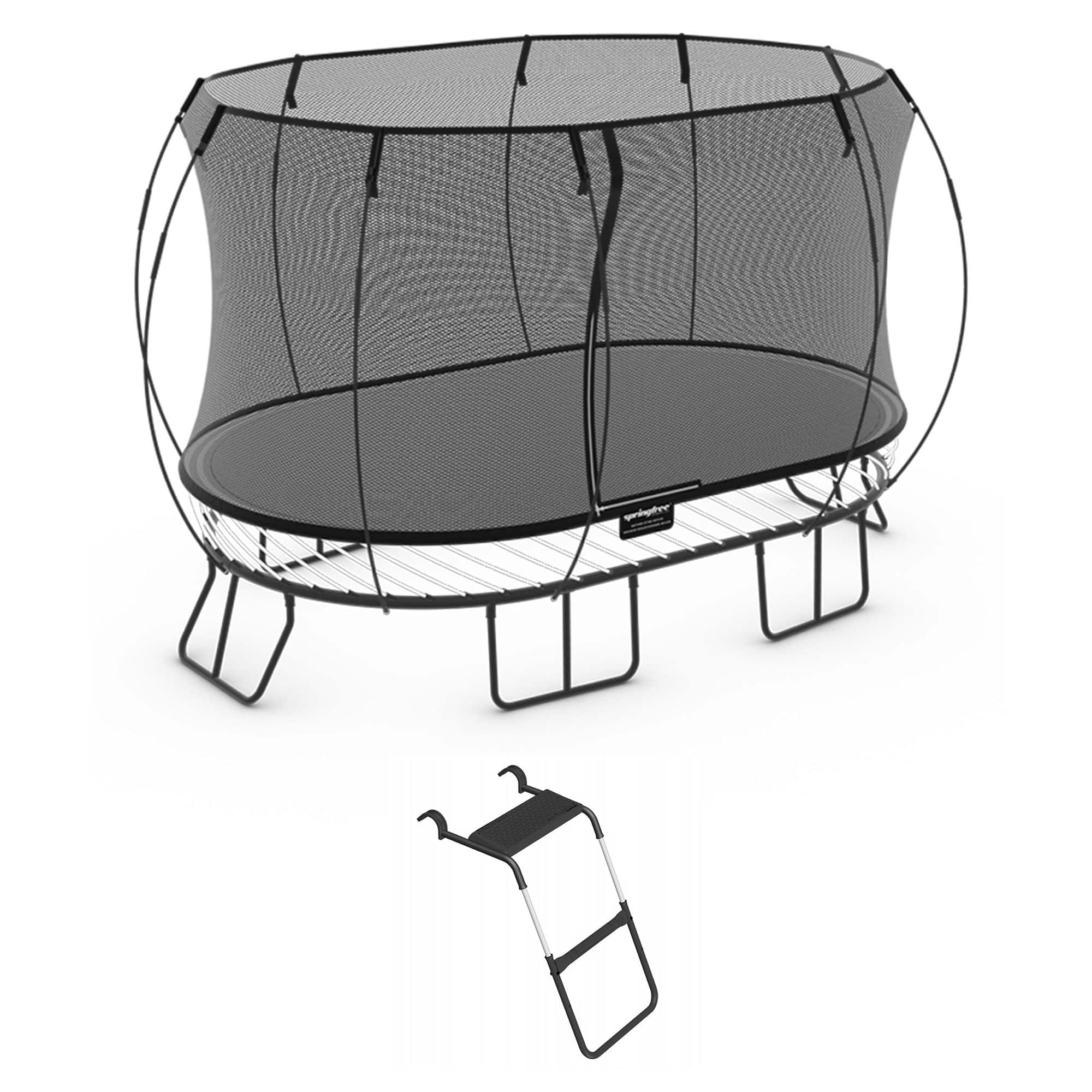 Springfree Trampoline - Oval 8 x 13Ft Trampoline & FlexrStep V2 Safety Ladder price history on PriceWatchPro