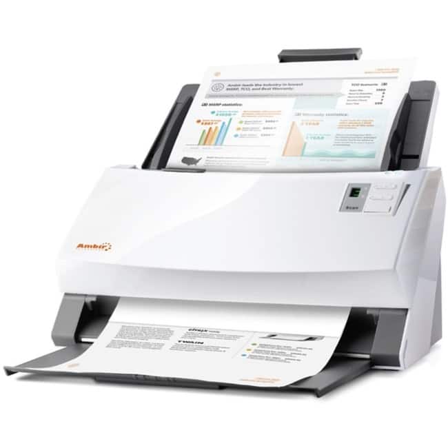 Ambir Technology Inc - AMBIR1 ImageScan Pro 340 Sheetfed Scanner - 600 dpi Optical - 48-bit Color - 16-bit Grayscale - 40 ppm (Mono) - 40 ppm - Unknown