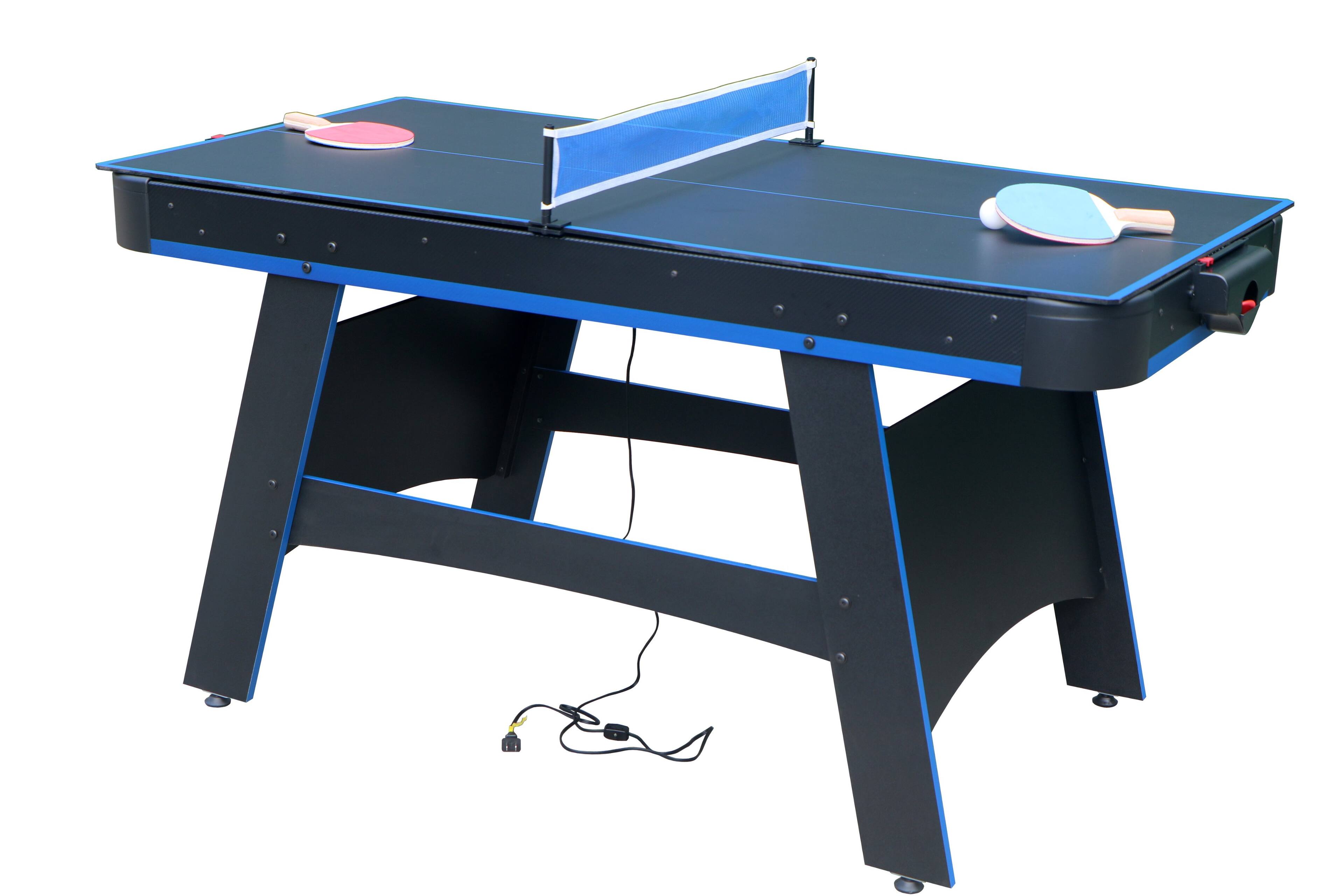 Back. APRILSOUL - Game Table Ice Ball Game Table Pool Table Tennis Table Hockey Table Multifunctional Table Desk - Blue.