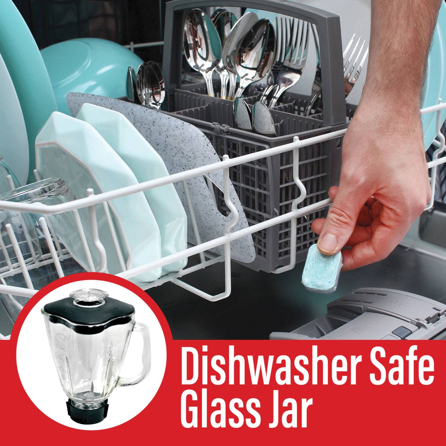 Dishwasher Safe Glass Jar