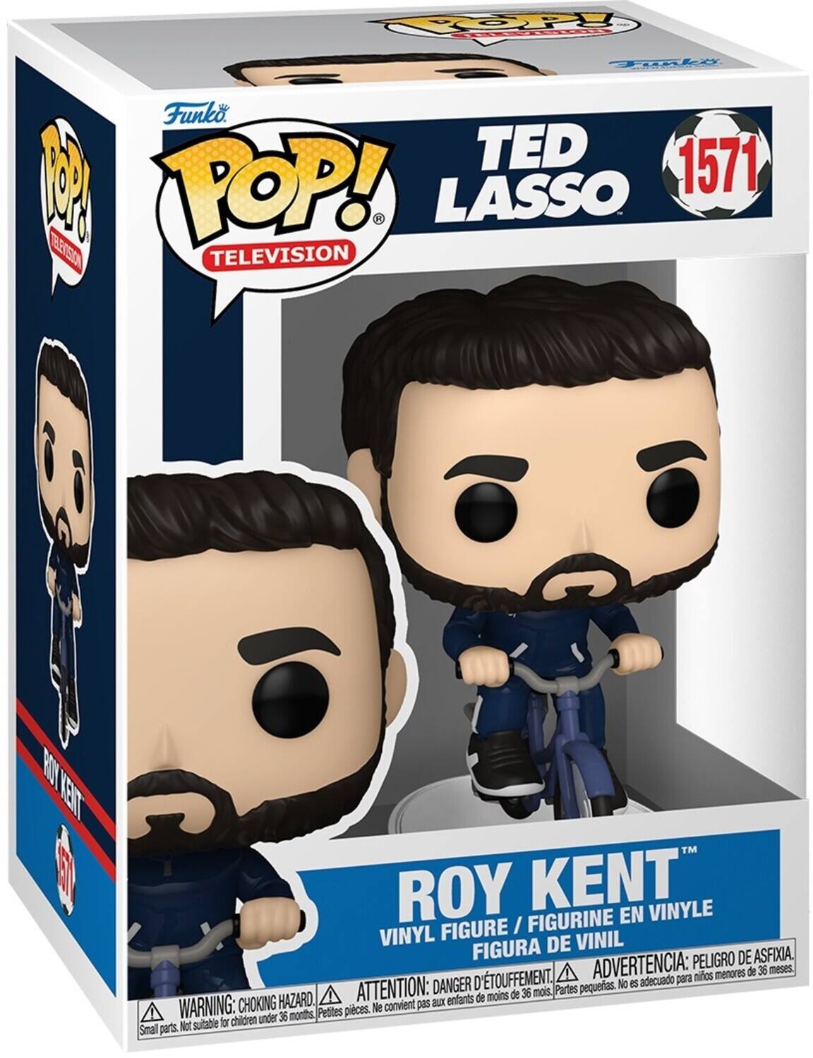 Funko POP! TED 1571 M TE POP! LASSO TEETSION TELEVISION ROIN NENT ROY KENT VINYLE FIGURINE EN FIGURE / VINYL DE VINIL FIGURA PELIGRO DE ASFIXIA. D'TOUFFEMENT. ADVERTENCIA: para nios menores de 36 meses. DANGER pequeas. No es adecuado HAZARD. ATTENTION: aux enfants de moins de 36 mois Partes WARNING: CHOKING Petites pieces. Ne convient pas children under 36 months. Not sutable for Small parts.