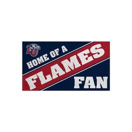 Evergreen Enterprises - Liberty Flames 16" x 28" Home of a Fan Indoor/Outdoor Logo Turf Mat - Multicolor