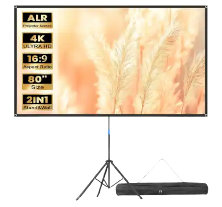 ALR Projector Screen
4K ULYRA HD
16:9 Aspect Ratio
80" Size
2IN1 Stand&Wall