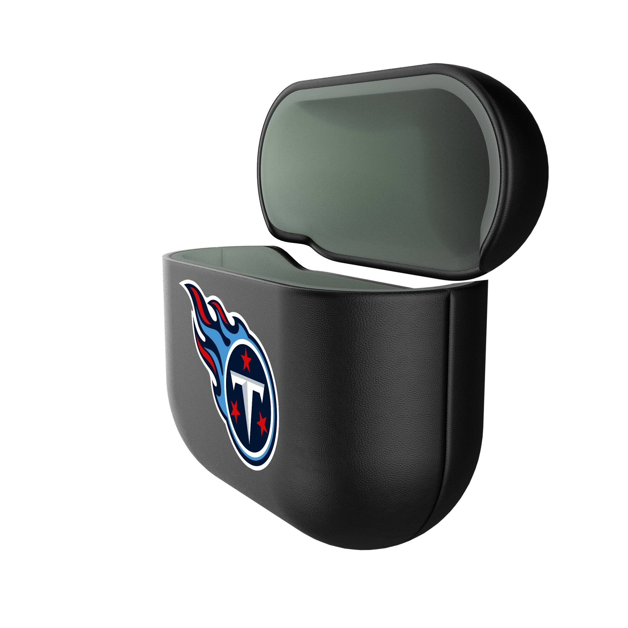 Alt View 1. Keyscaper - Tennessee Titans Tennessee Titans Insignia AirPods 4th Generation Case Cover - No Size - Black.