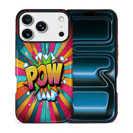 Finnhomy - Smartphone Case for iPhone - Dual-Layer Heavy Duty Protective Cover - POW Burst - POW Burst for iPhone 17 Pro