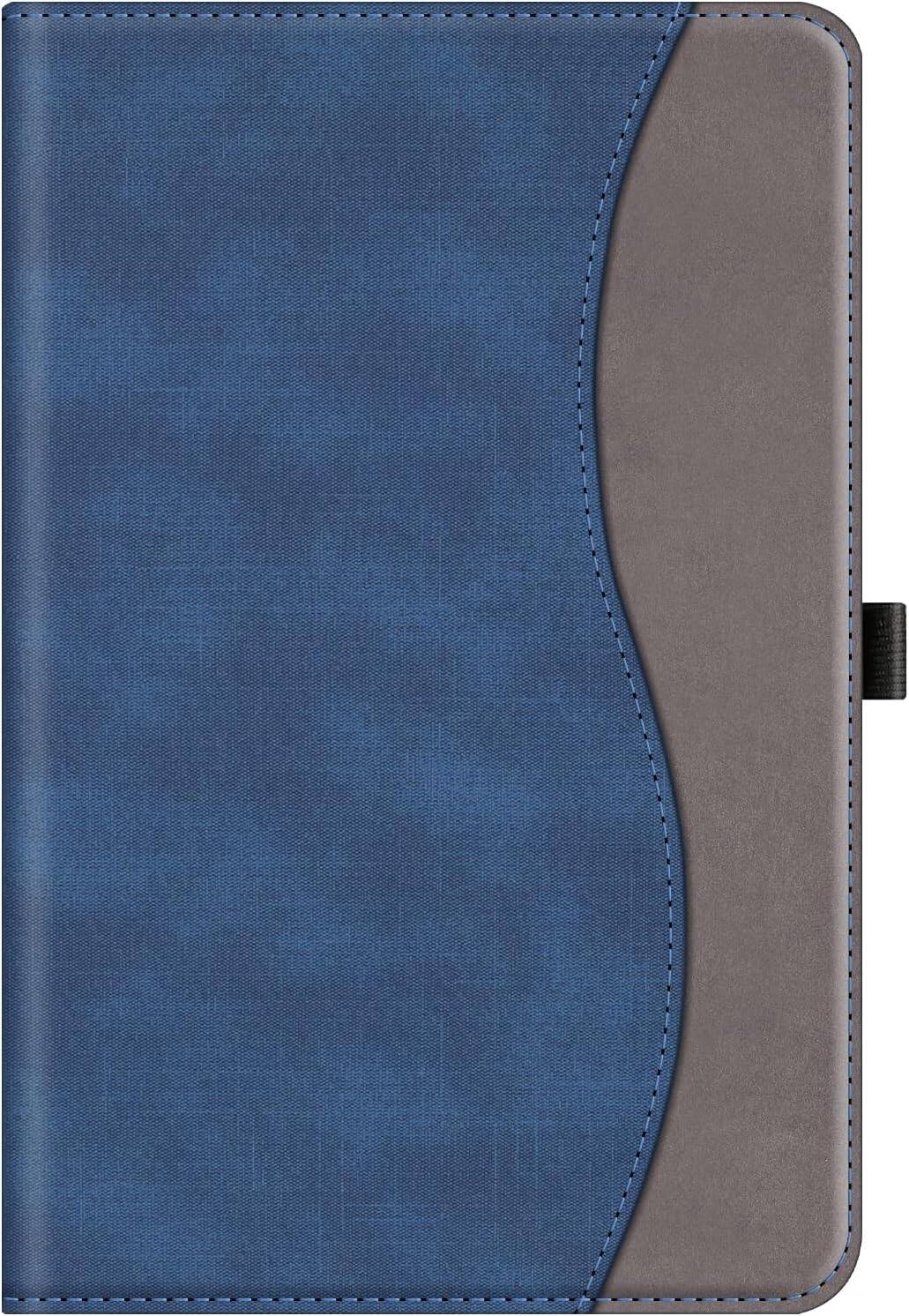 Alt View 5. Fintie - Multi-Angle Case for Samsung Galaxy Tab S10 Lite/ Tab S10 FE/ Tab S9 FE/ Tab S9, With Front Card Pocket, Auto Wake/Sleep - Denim Indigo.