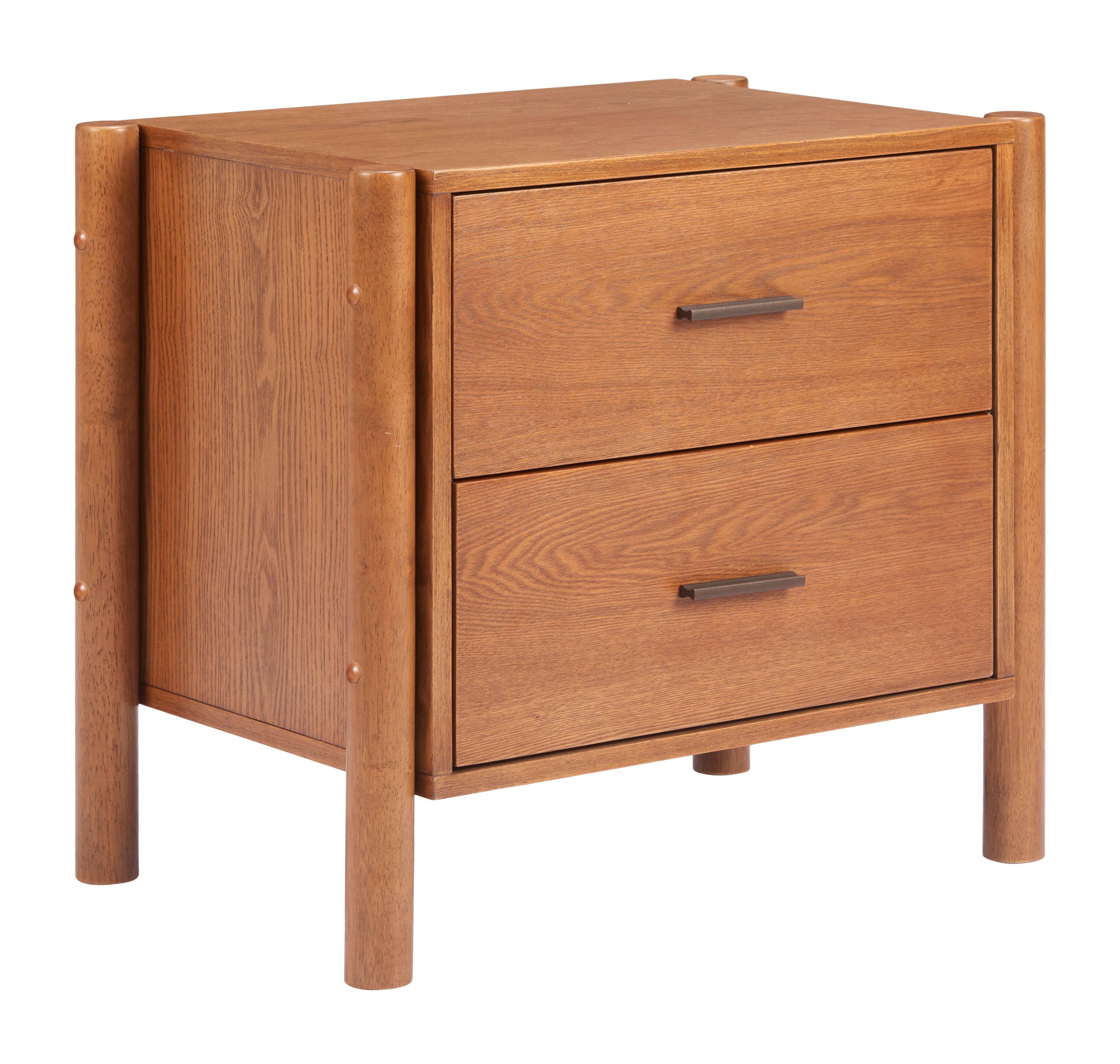 Hivvago - Beleza Nightstand - Walnut