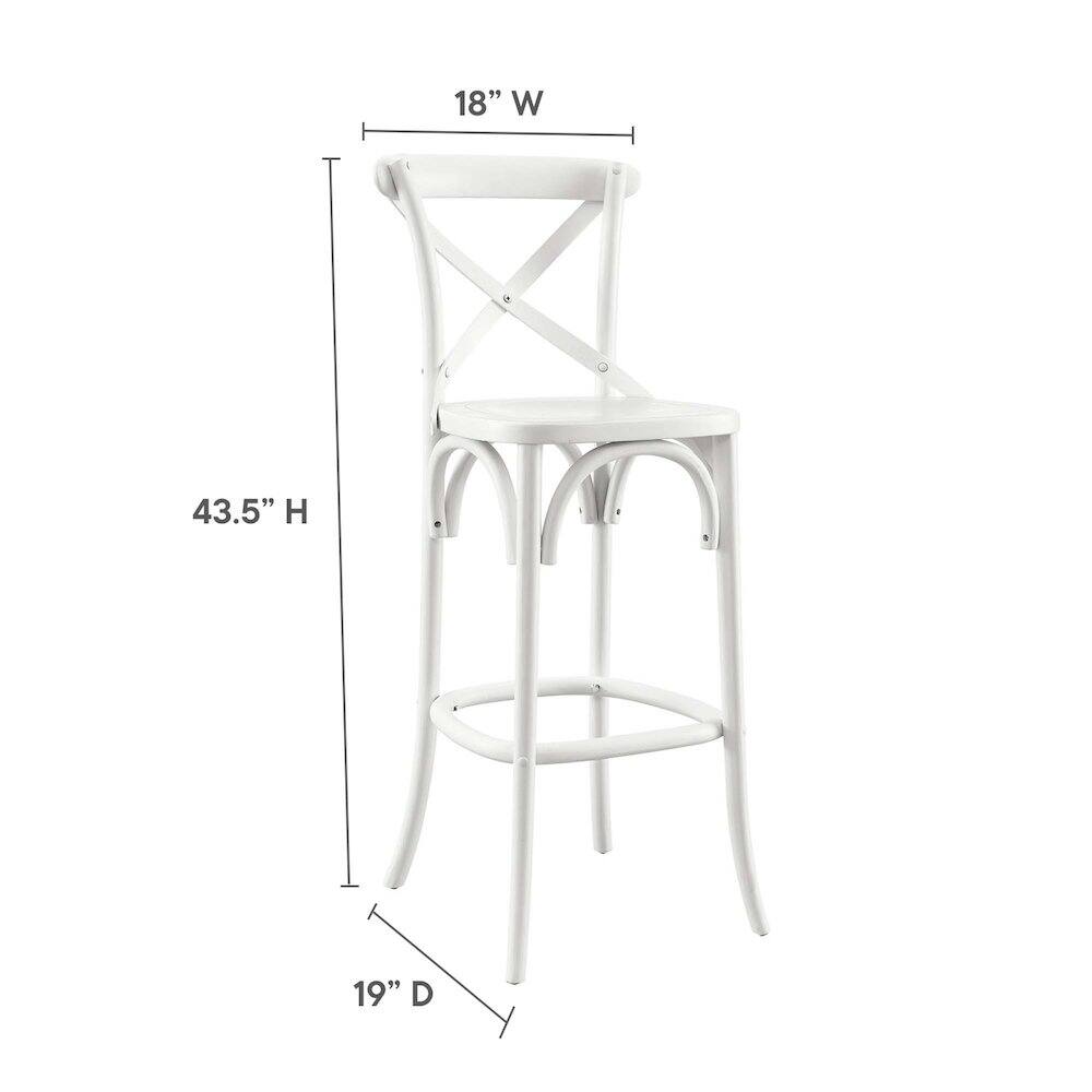 18" W x 43.5" H x 19" D
