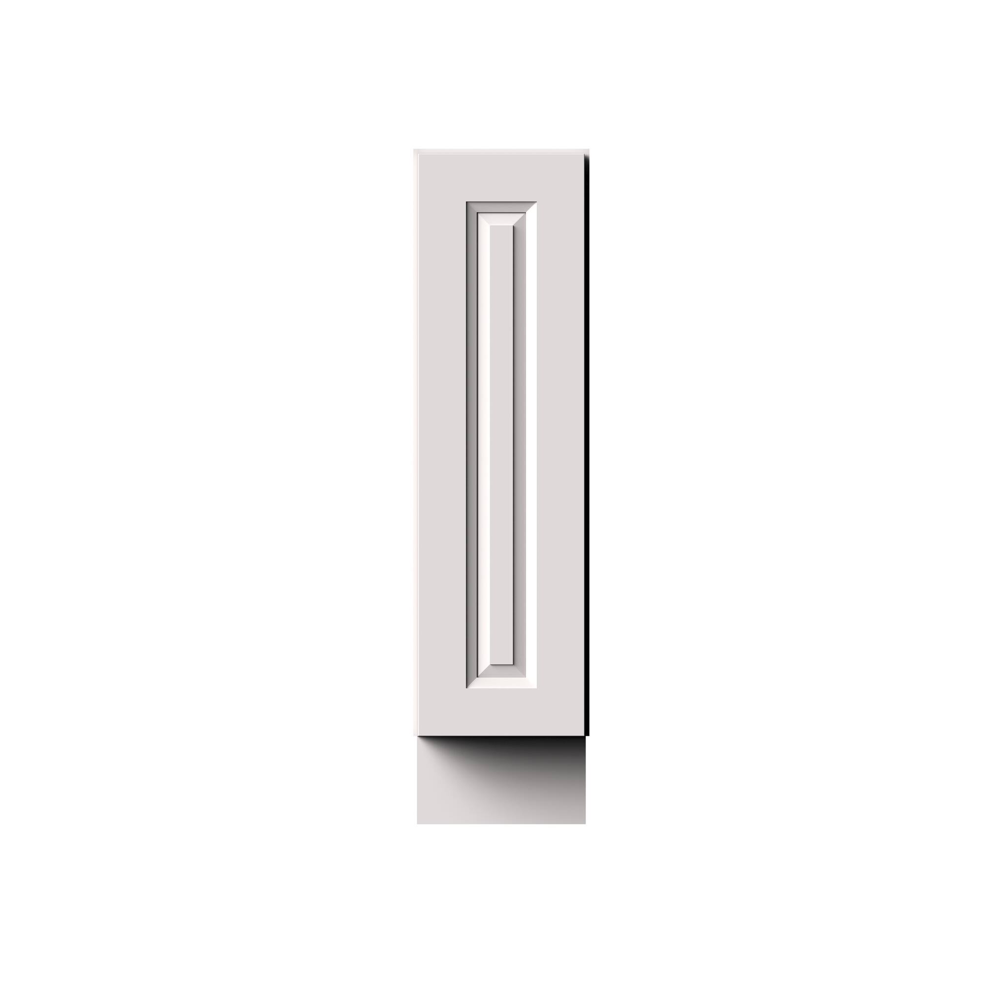 Alt View 1. Boyel Living - 9-in W x 34.5-in H x 24-in D Shaker Pull-Out Spice Rack Kitchen Base Cabinet - Glacier White.