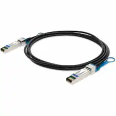 Front. AddOn - AddOn Brocade® (Formerly) 10G-SFPP-TWX-P-0101 Compatible TAA Compliant 10GBase-CU SFP+ to SFP+ Direct Attach Cable - Blue.