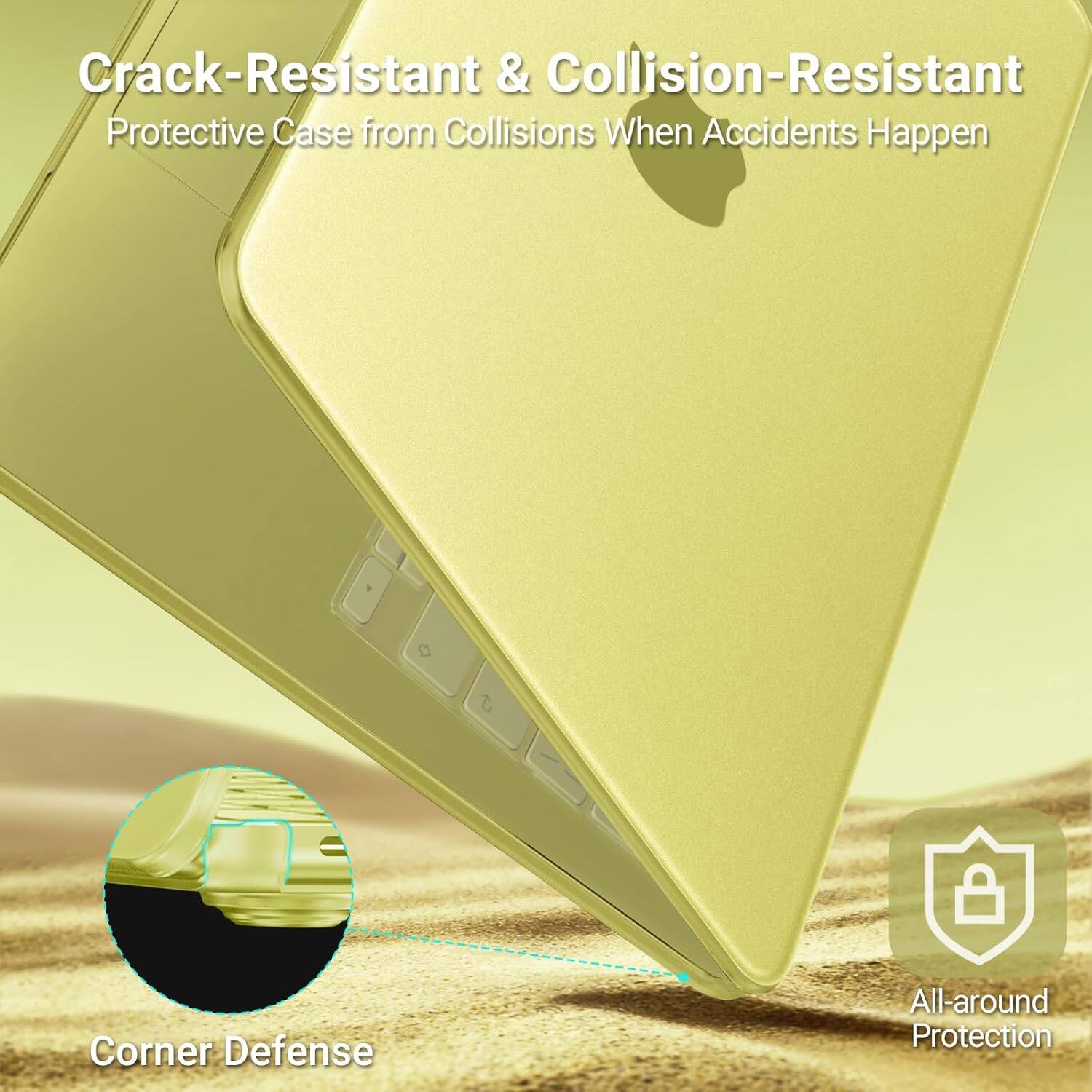 Crack-Resistant & Collision-Resistant  
Protective Case from Collisions When Accidents Happen  

Corner Defense  

All-around Protection
