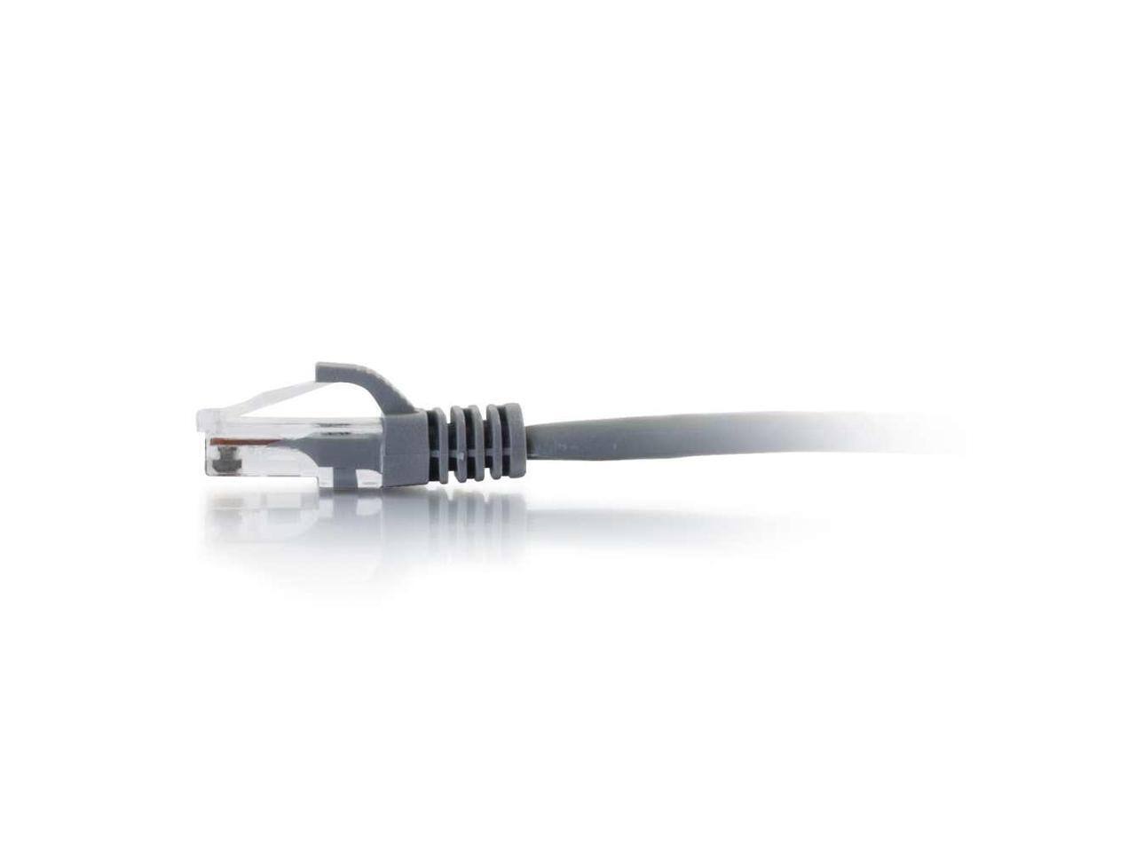 Alt View 5. Cables to Go - Cables to Go 6-Inch Cat6 Snagless Unshielded Network Patch Cable, Grey (951).