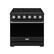 Front. Thor Kitchen - Gordon Ramsay Series by Thor Kitchen 6.0 Cu. Ft Freestanding Electric Range with Stainless Hardware - Black.