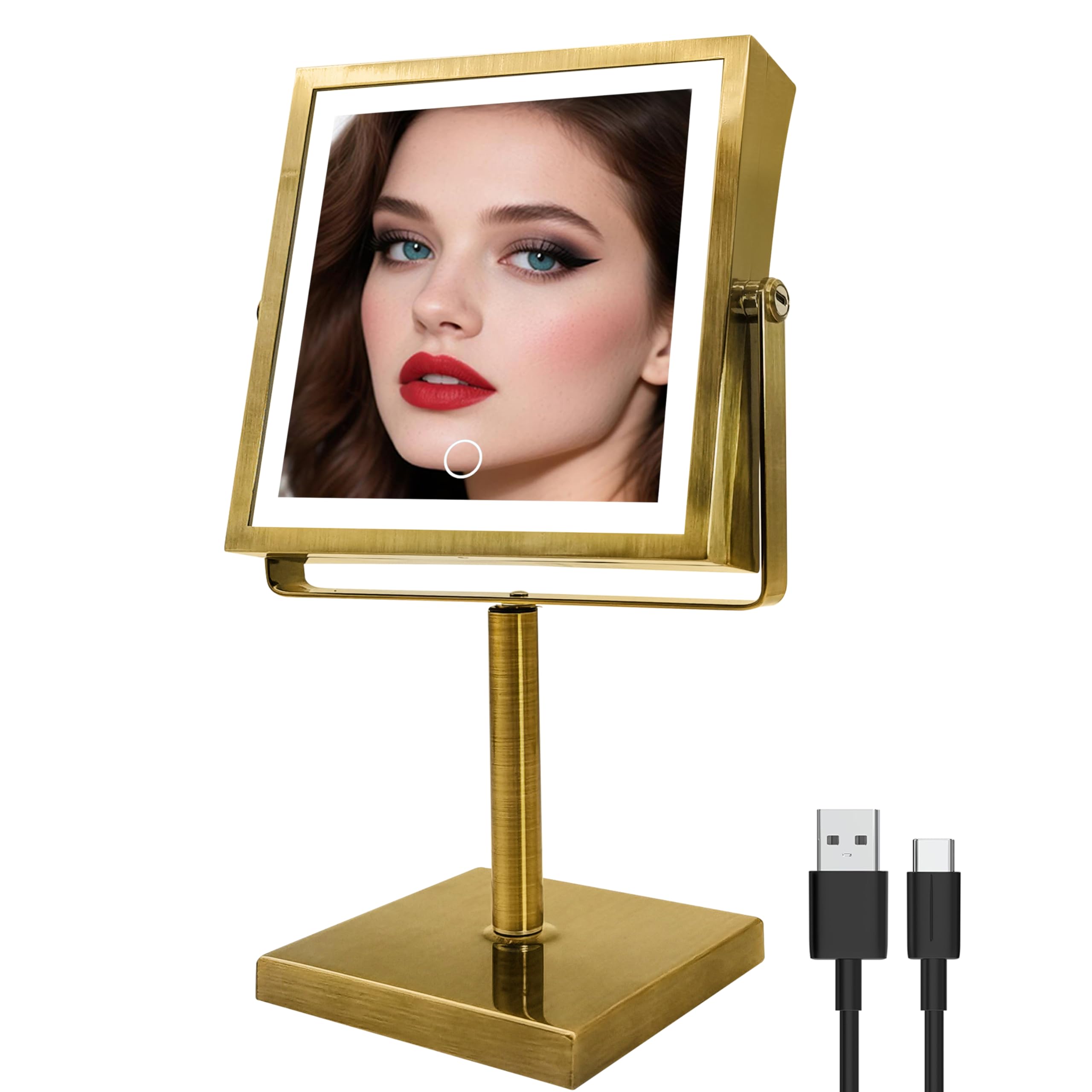 Empire DigiLabs Vanity Mirror With Lights Height Brightness Adjustable ...
