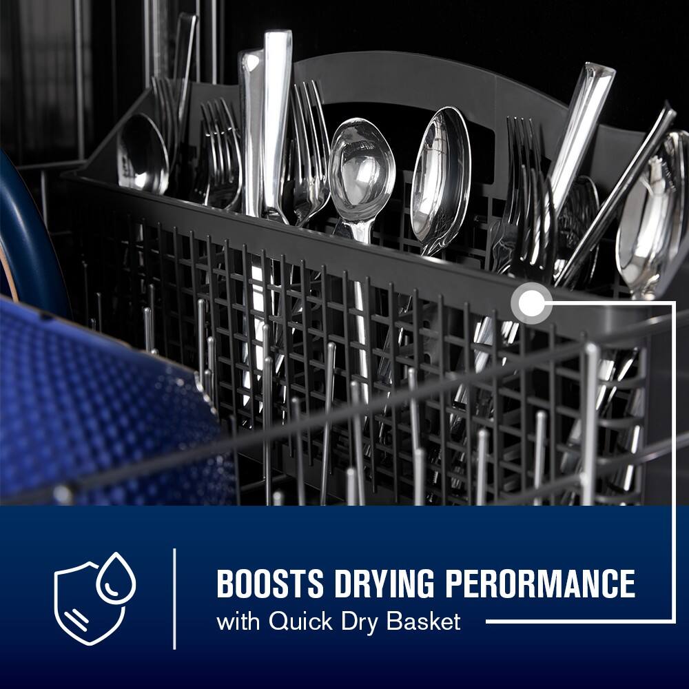 BOOSTS DRYING PERFORMANCE with Quick Dry Basket