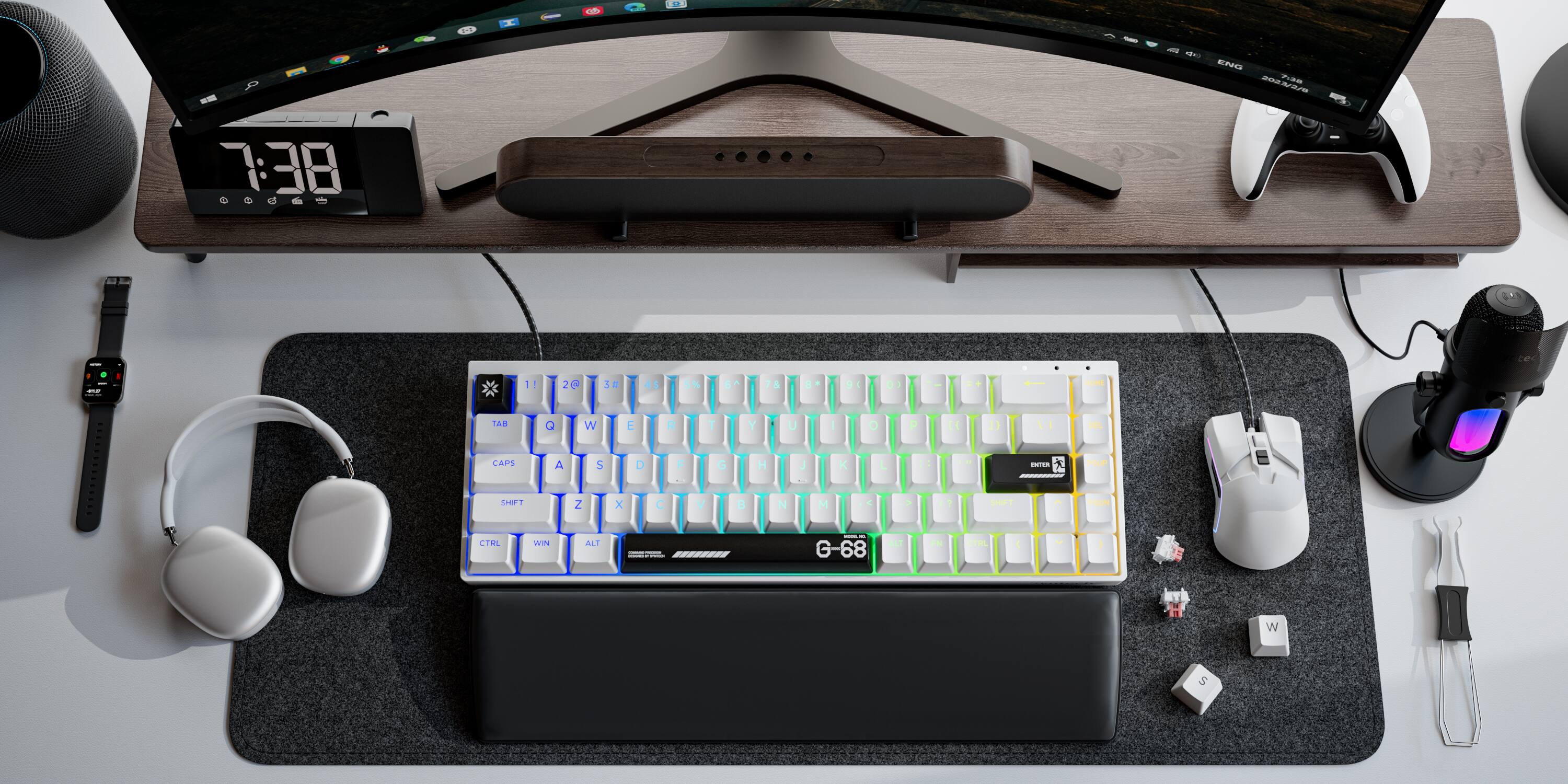 Syntech Chronos 68 Rapid Trigger Magnetic Keyboard (English