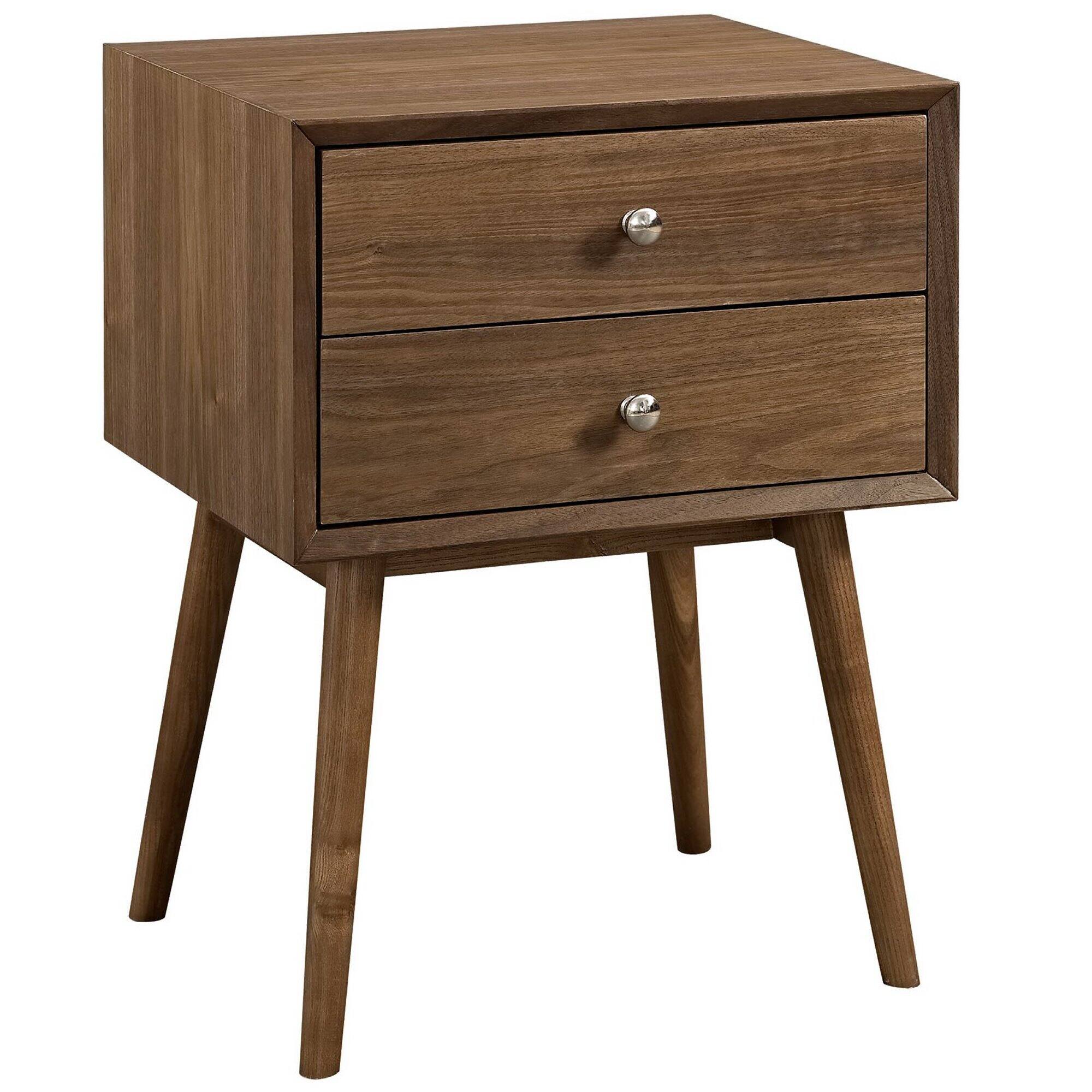 Angle. Modway - Dispatch Nightstand by Modway - Walnut.