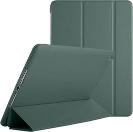 DuraSafe Cases - iPad 9th Gen 10.2 inch 2021 Trifold Silicone Smart Case A2602 A2603 A2604 A2605 MK2L3 MK2K3 MK493 MK673 MK463 MK473 - Dark Green