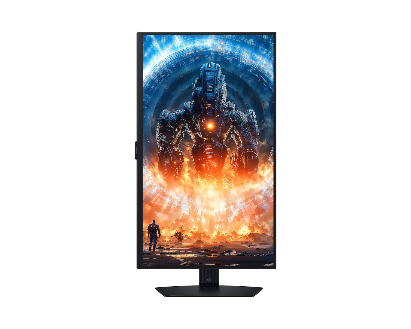 Alt View 4. Samsung - Samsung 27" Odyssey G6 G60F QHD 350Hz Gaming Monitor - LS27FG600ENXZA - Black.