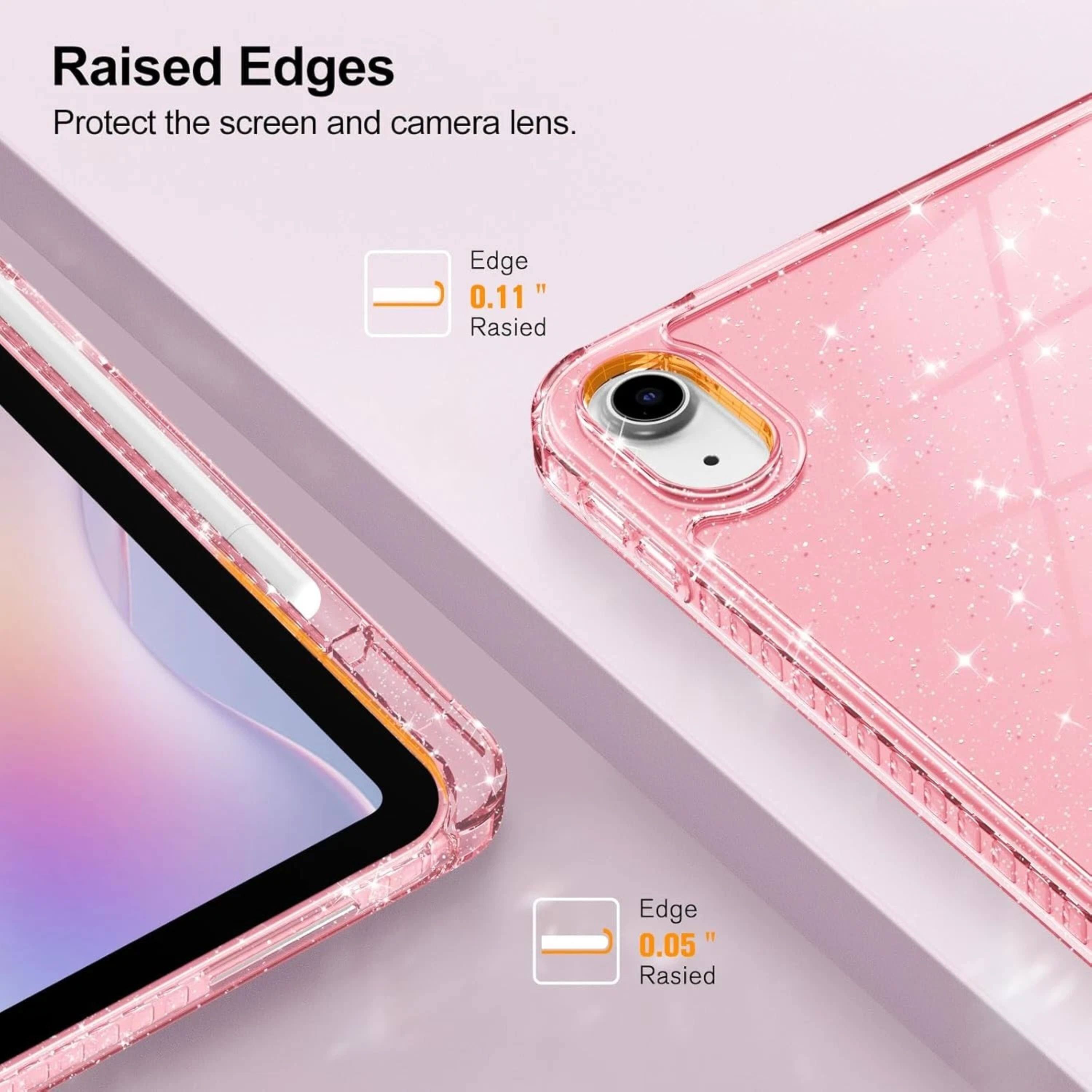Raised Edges Protect the screen and camera lens. Edge " 0.11 Raised Edge 0.05 Raised