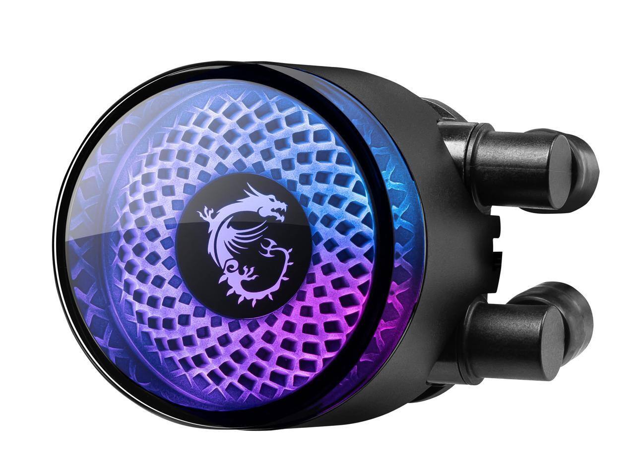 Alt View 9. MSI - MSI MAG Coreliquid A12 240 - 240mm AIO ARGB CPU Cooler - LGA 1700/1851, AM5/AM4, Black - Black.