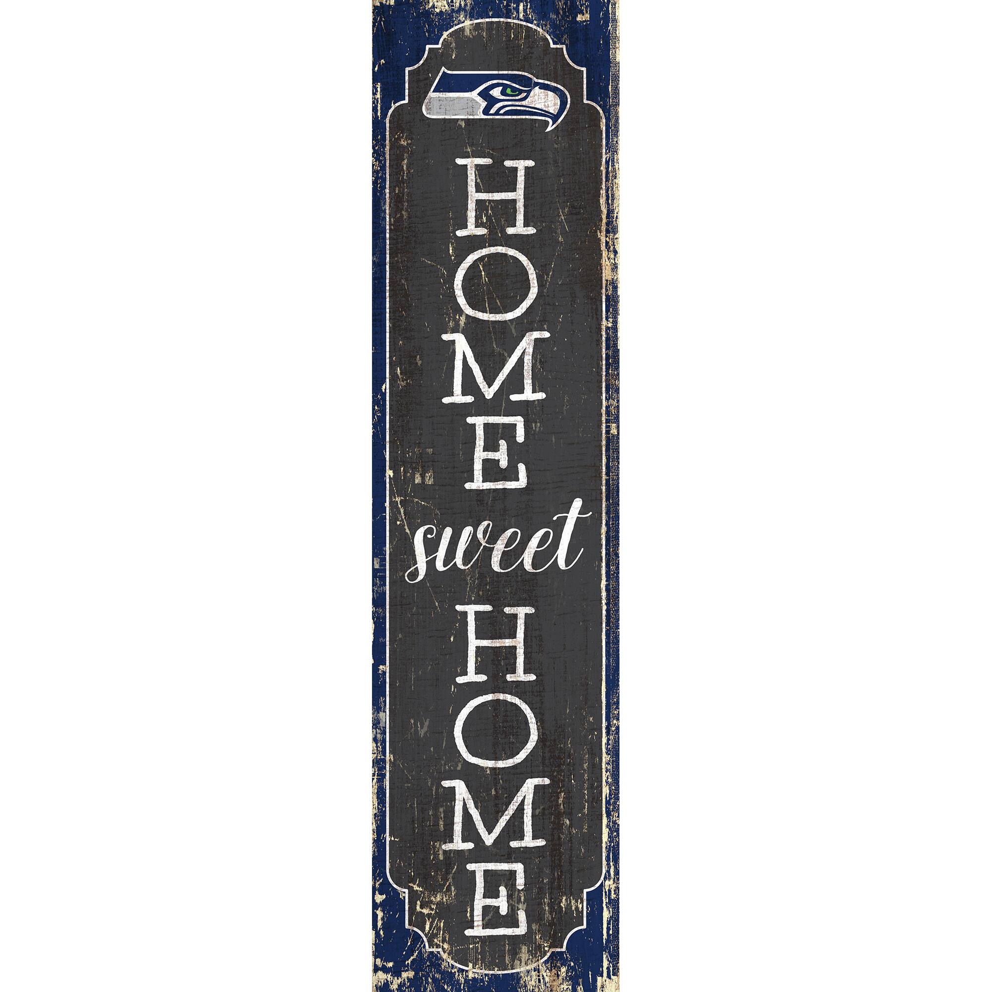 Seattle Seahawks 24" Home Sweet Home Leaner Sign