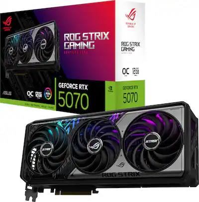 ASUS ROG Strix NVIDIA GeForce RTX 5070 OC Edition 12GB GDDR7 PCI ASUS ROG Strix NVIDIA GeForce RTX 5070 OC Edition 12GB GDDR7 PCI